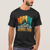 Nationaal park Retro Sequoia T-shirt (Voorkant)