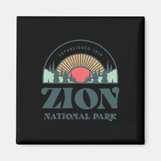 Nationaal park Retro Style Utah Zion Magneet