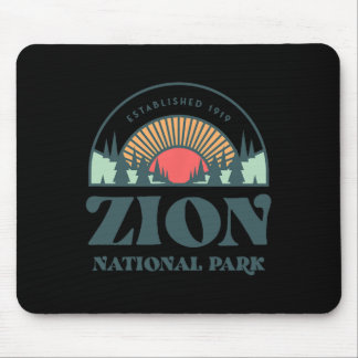 Nationaal park Retro Style Utah Zion Muismat