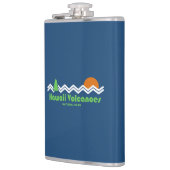 Nationaal Park Retro van Hawaii Volcanoes Heupfles (Links)