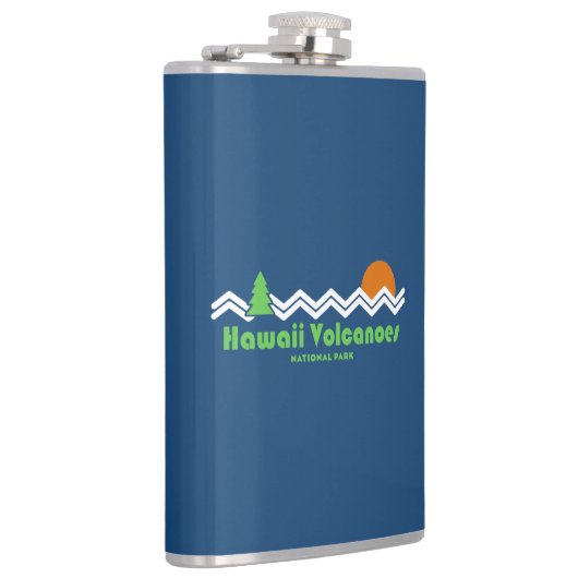 Nationaal Park Retro van Hawaii Volcanoes Heupfles (Rechts)