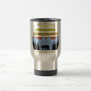 nationaal park Retro Yellowstone Beer Reisbeker