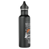 Nationaal park  Retro Yellowstone Waterfles (Links)