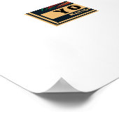 Nationaal park Retro Yosemite Poster (Hoek)