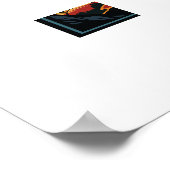 Nationaal park Retro Zion Poster (Hoek)