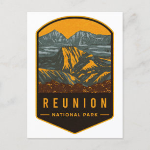 Nationaal park Reunion Briefkaart