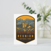 Nationaal park Reunion Briefkaart (Staand voorkant)