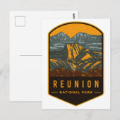 Nationaal park Reunion Briefkaart (Voorkant / Achterkant)