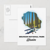 Nationaal park Réunion Briefkaart (Voorkant / Achterkant)