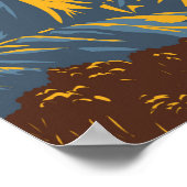 nationaal park Reunion Poster (Hoek)