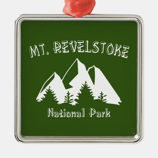 Nationaal park Revelstoke Metalen Ornament (Voorkant)