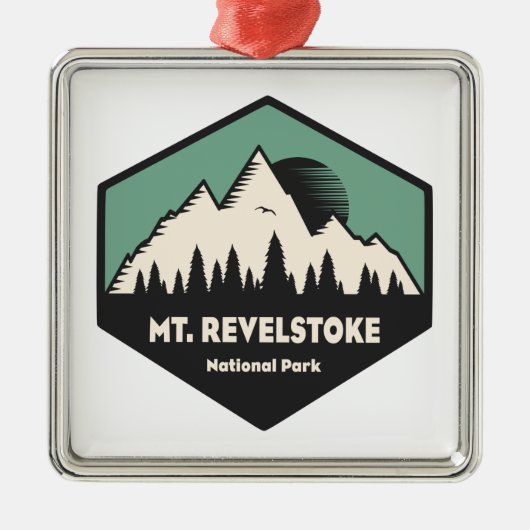 Nationaal park Revelstoke Metalen Ornament (Voorkant)