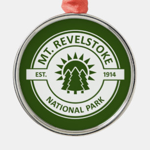 Nationaal park Revelstoke Metalen Ornament