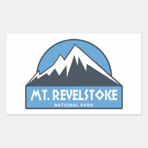 Nationaal park Revelstoke Rechthoekige Sticker