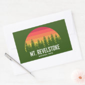 Nationaal park Revelstoke Rechthoekige Sticker (Envelop)