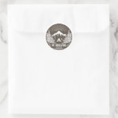 Nationaal park Revelstoke Ronde Sticker (Tas)