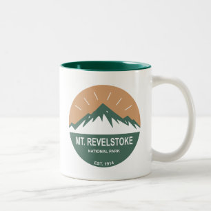 Nationaal park Revelstoke Tweekleurige Koffiemok