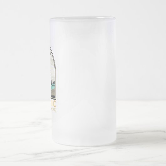 Nationaal park Rialto Beach  Emblem Matglas Bierpul (Center)