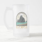 Nationaal park Rialto Beach  Emblem Matglas Bierpul (Links)