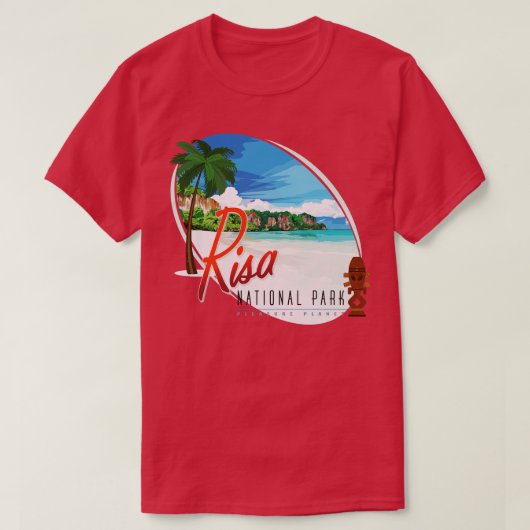 Nationaal park Risa T-shirt (Design voorkant)