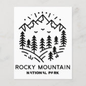 Nationaal park Rocky Mountain (Achterkant)