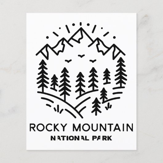 Nationaal park Rocky Mountain (Achterkant)