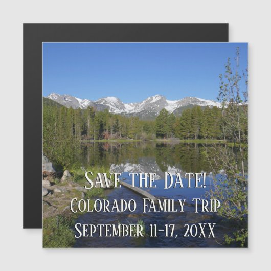 Nationaal park Rocky Mountain (Voorkant / Achterkant)