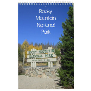 Nationaal park Rocky Mountain 24 maanden Kalender