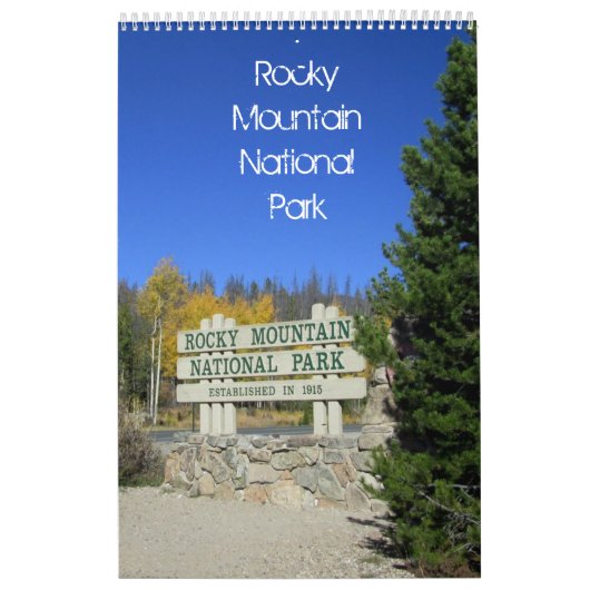 Nationaal park Rocky Mountain 24 maanden Kalender (Hoes)