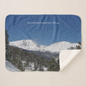 Nationaal park Rocky Mountain 2 sherpa blanket Sherpa Deken (Voorkant (horizontaal))