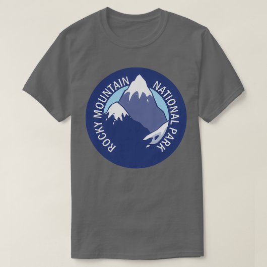 Nationaal park Rocky Mountain 2 T-shirt (Design voorkant)