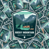 Nationaal park Rocky Mountain | Afgesneden Sticker