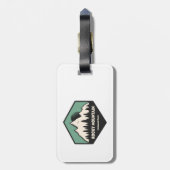 Nationaal park Rocky Mountain Bagagelabel (Achterkant verticaal)