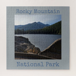 Nationaal Park Rocky Mountain Beer meer Jigzaag Pu Legpuzzel