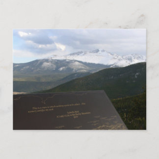 Nationaal park Rocky Mountain Briefkaart