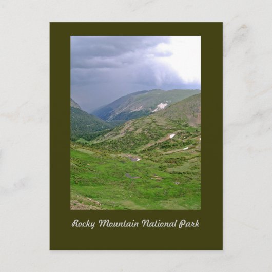 Nationaal park Rocky Mountain Briefkaart (Voorkant)