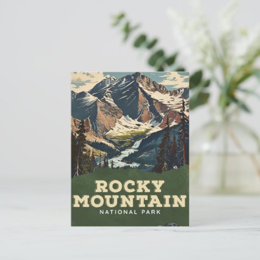 Nationaal park Rocky Mountain Briefkaart (Staand voorkant)