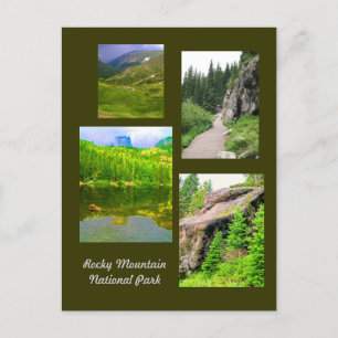 Nationaal park Rocky Mountain Briefkaart