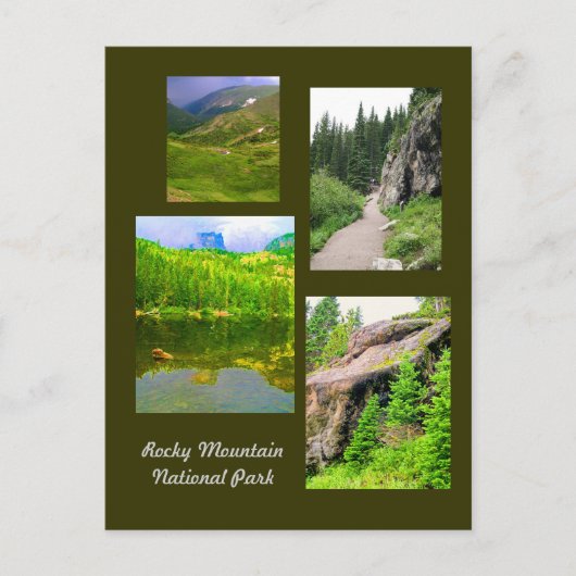 Nationaal park Rocky Mountain Briefkaart (Voorkant)