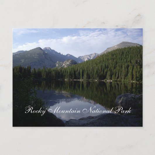 Nationaal park Rocky Mountain Briefkaart (Voorkant)