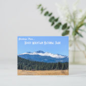 Nationaal park Rocky Mountain Briefkaart (Staand voorkant)
