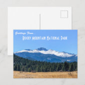 Nationaal park Rocky Mountain Briefkaart (Voorkant / Achterkant)