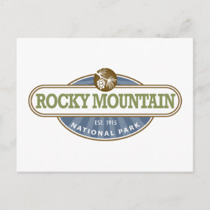 Nationaal park Rocky Mountain Briefkaart