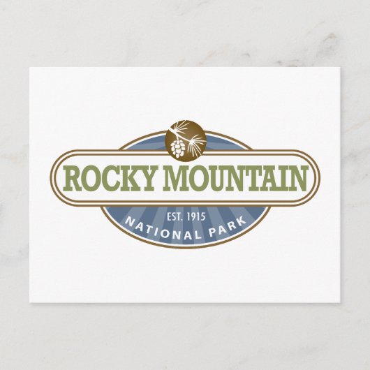 Nationaal park Rocky Mountain Briefkaart (Voorkant)