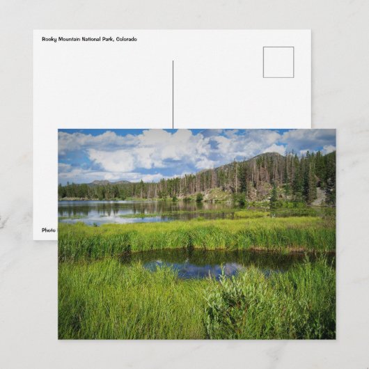 Nationaal Park Rocky Mountain Briefkaart (Voorkant / Achterkant)