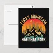 Nationaal park Rocky Mountain Briefkaart (Voorkant / Achterkant)