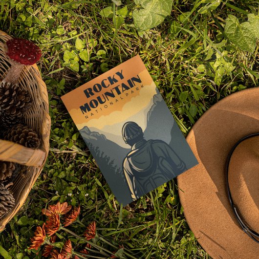 Nationaal Park Rocky Mountain Briefkaart