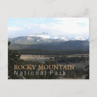 Nationaal park Rocky Mountain Briefkaart