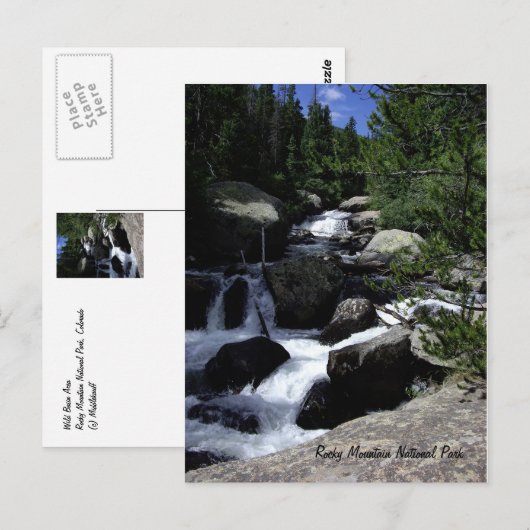 Nationaal park Rocky Mountain Briefkaart (Voorkant / Achterkant)