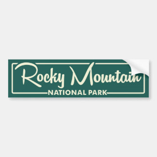 Nationaal park Rocky Mountain Bumpersticker